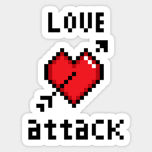 Love Attack Sticker